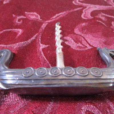 Vintage Norwegian Viking Ship corkscrew