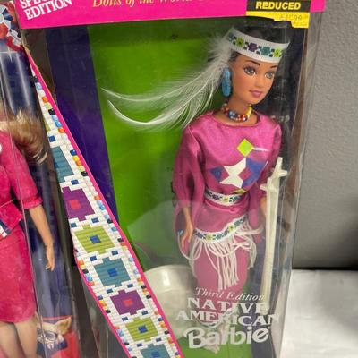 President Barbie & Native American Barbie