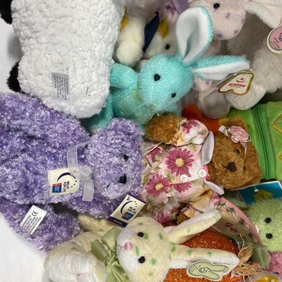 Easter theme stuffed animals