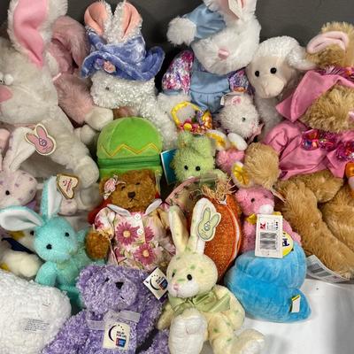 Easter theme stuffed animals