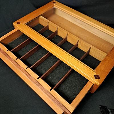 Handcrafted Wooden Watch Box, Watches and More. (LR-SD)