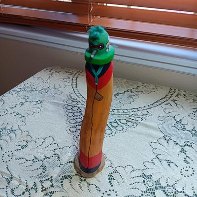 SIGNED HANDCRAFTED NATIVE AMERICAN KACHINA DOLL