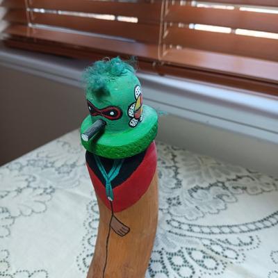 SIGNED HANDCRAFTED NATIVE AMERICAN KACHINA DOLL