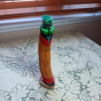 SIGNED HANDCRAFTED NATIVE AMERICAN KACHINA DOLL