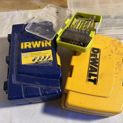 Assorted Tools in Wooden Toolbox (B2-ES)