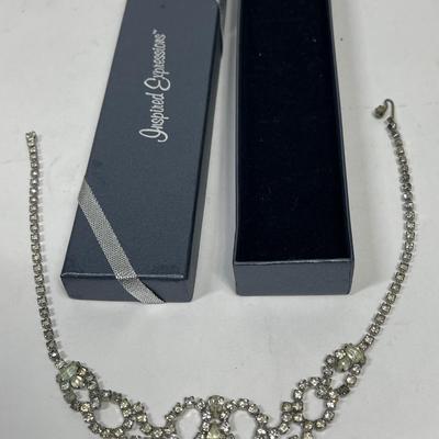 Inspired Expressions Rhinestone Necklace