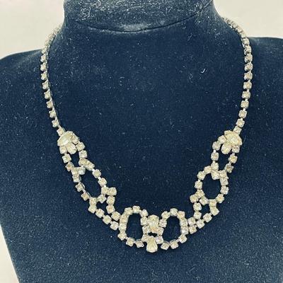 Inspired Expressions Rhinestone Necklace