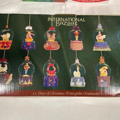 Sandicast ornaments and International Bazaar and coke ornaments
