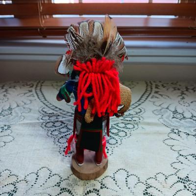 KACHINA DOLL HANDCRAFTED BY NATIVE AMERICAN HOPI MILTON TAKALA