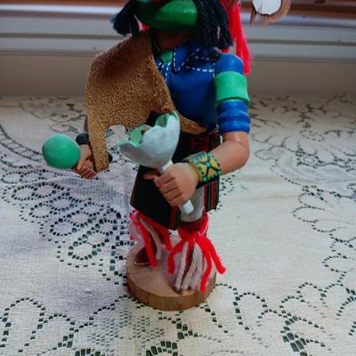 KACHINA DOLL HANDCRAFTED BY NATIVE AMERICAN HOPI MILTON TAKALA