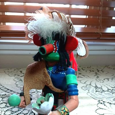 KACHINA DOLL HANDCRAFTED BY NATIVE AMERICAN HOPI MILTON TAKALA