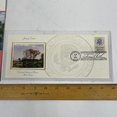 Jimmy Carter Museum and Library Guidebook and First Day Cover