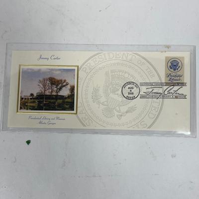 Jimmy Carter Museum and Library Guidebook and First Day Cover