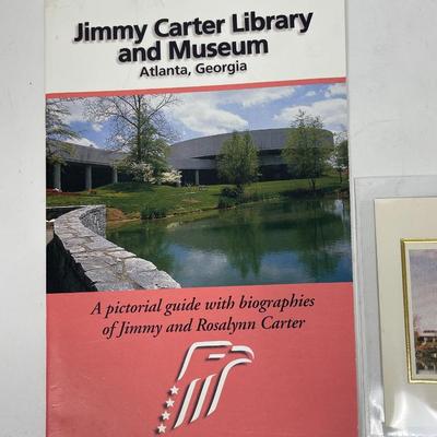 Jimmy Carter Museum and Library Guidebook and First Day Cover