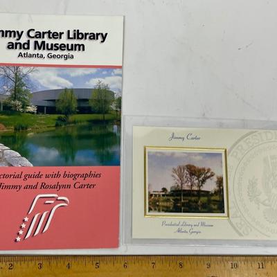 Jimmy Carter Museum and Library Guidebook and First Day Cover