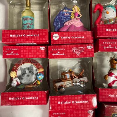 9 Hallmark Seasons ornaments