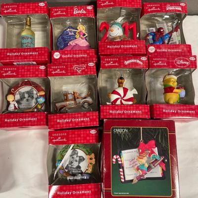 9 Hallmark Seasons ornaments