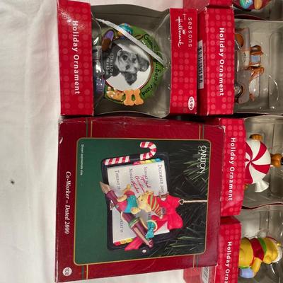 9 Hallmark Seasons ornaments