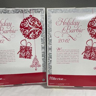 2012 Holiday Barbies