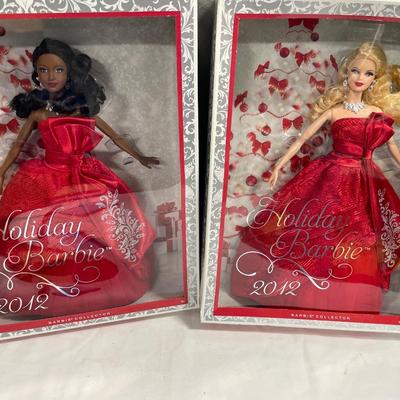 2012 Holiday Barbies