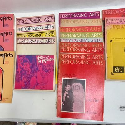 Vintage Ahmanson Theater, LA Music Center, Melodyland Theater and Fullerton Civic Light Opera Program Lot
