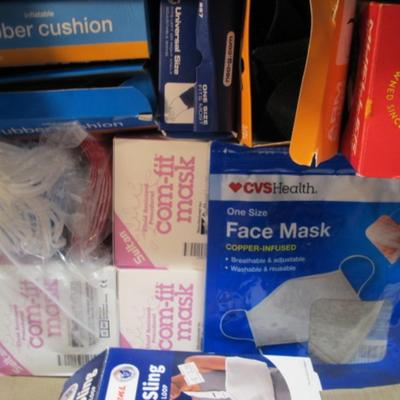 First Aid Supplies Com Fit Masks Blood Pressure Monitor Timer Caps & Wraps