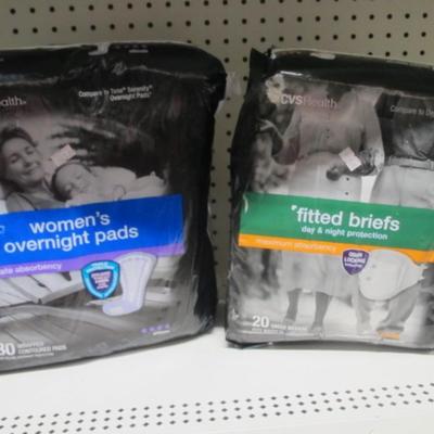 Women's Overnight Pads & Fitted Briefs #47