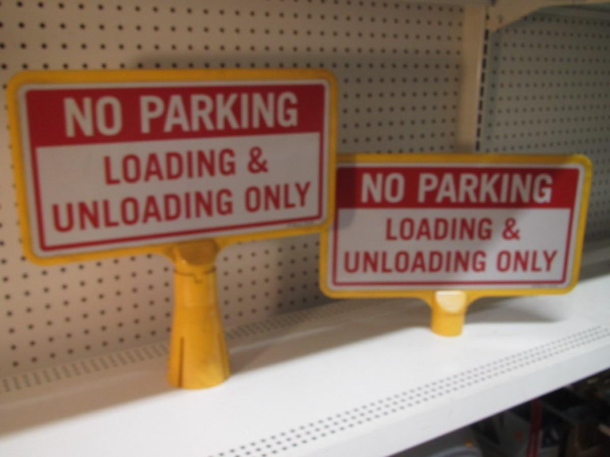 No Parking Loading & Unloading Only Signs | EstateSales.org