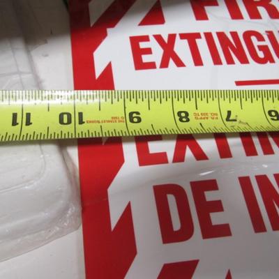 Plastic Safety Signs Exit Eye Wash Forklifts #50