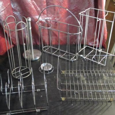 Bathroom & Kitchen Metal Wire Racks/Holders
