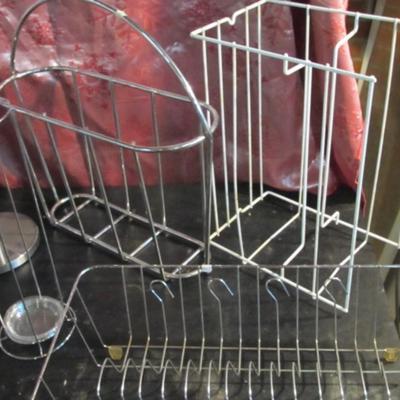 Bathroom & Kitchen Metal Wire Racks/Holders