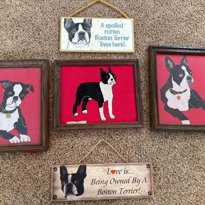 Boston Terrier wall decor