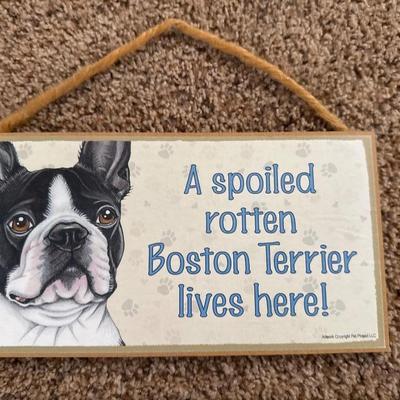 Boston Terrier wall decor