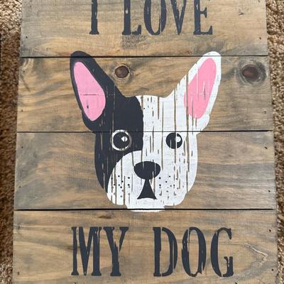 Wall and home decor of dogs