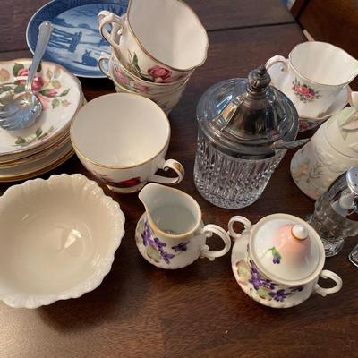 Teacups and saucers