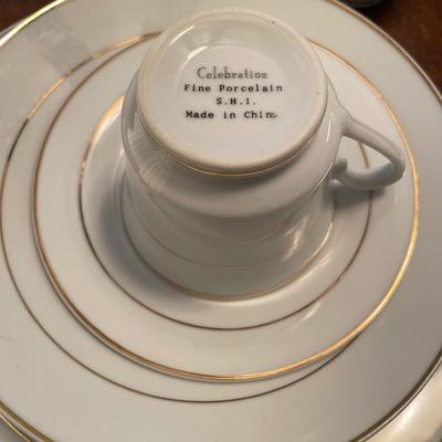 Celebrations Fine Porcelain dining set