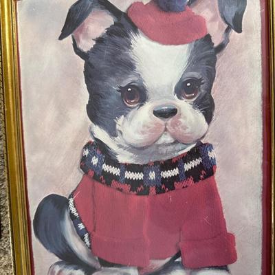 Boston Terrier wall art