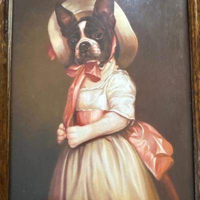 Boston Terrier wall art