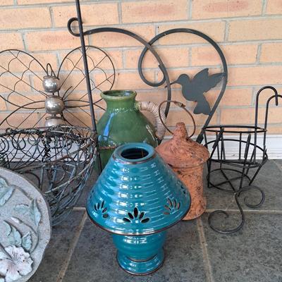 Collection of Garden Art, Hangers, Pots and More (P-SD)
