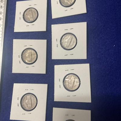 7 Old Jefferson Nickels