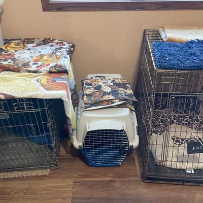 3 dog crates