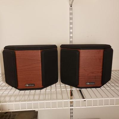 Pair of Axiom QS8 v2 Wall Mount Surround Sound Speakers w/ Stands (B4-KD)