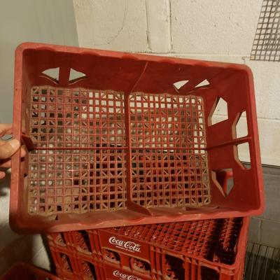 27 Coca-Cola Red Plastic Crates (B3-KD)