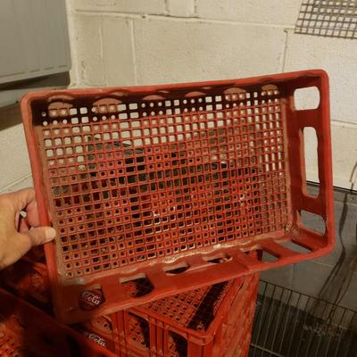 27 Coca-Cola Red Plastic Crates (B3-KD)