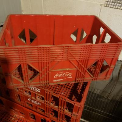 27 Coca-Cola Red Plastic Crates (B3-KD)