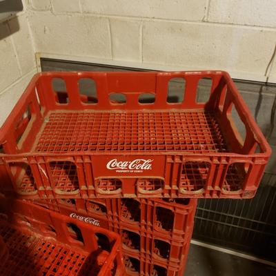 27 Coca-Cola Red Plastic Crates (B3-KD)