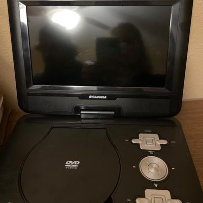 Sylvania DVD player and Christian books