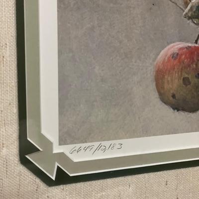 Robert Bateman “Cardinal & Wild Apples”
