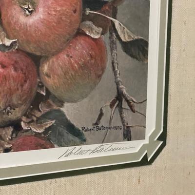 Robert Bateman “Cardinal & Wild Apples”