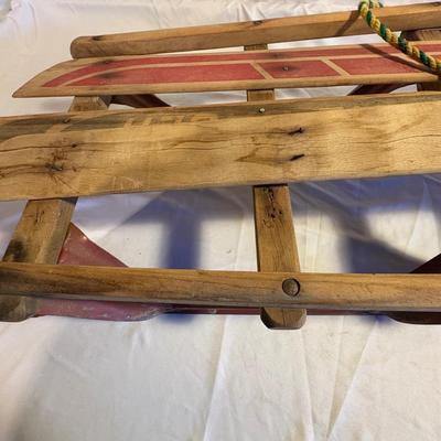 Christmas Decor & Old-fashioned Royal Racer Sled (B2-ES)